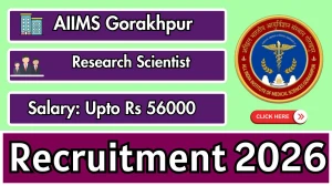 AIIMS Gorakhpur Research Scientist Recruitment 2026 - Walkin AIIMS Gorakhpur Research Scientist Recruitment 2026 - Walkin