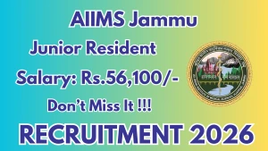 AIIMS Jammu Junior Resident Recruitment 2026 - Apply Online for 25 Posts