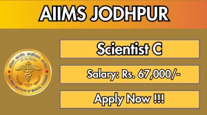AIIMS Jodhpur Scientist C Recruitment 2026 – Walk in