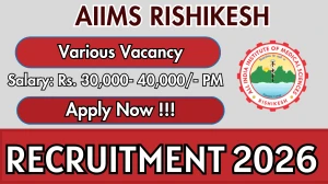 AIIMS Rishikesh Recruitment 2026 – Apply Online for 03 Technician, DEO and More Posts