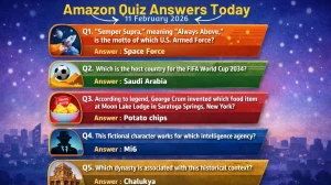 Amazon Quiz Answers Today for 11 February 2026 - All 5 Question and Answers