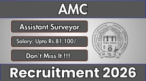 AMC Assistant Surveyor Recruitment 2026 - Apply Online for 03 Posts