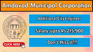 Amdavad Municipal Corporation Additional City Engineer Recruitment 2026 - Apply Online