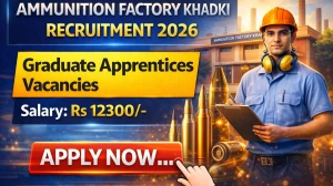 Ammunition Factory Khadki Graduate Apprentices Recruitment 2026 - Apply Offline for 40 Posts