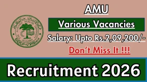AMU Recruitment 2026 - Apply Offline for 13 System Manager, System Engineer and More Posts