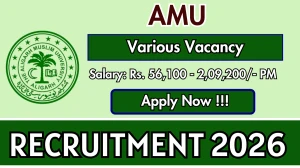 AMU Recruitment 2026 – Apply Online for 16 Electronics Engineer, MO and More Posts AMU Recruitment 2026 – Apply Online for 16 Electronics Engineer, MO and More Posts