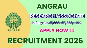 ANGRAU Research Associate  Recruitment 2026 - Walkin