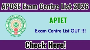 AP TET Exam Centre List 2026 - Check Complete Details