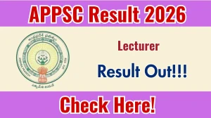 APPSC Lecturer Result 2026 - Download Scorecard @psc.ap.gov.in