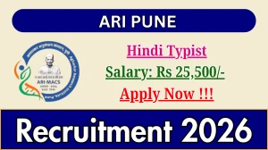 ARI Pune Hindi Typist Recruitment 2026 – Apply Online ARI Pune Hindi Typist Recruitment 2026 – Apply Online