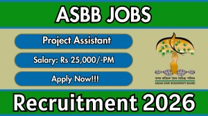 ASBB Project Assistant Recruitment 2026 - Apply Offline