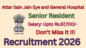 ASJ Hospital Senior Resident Recruitment 2026 - Walkin