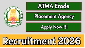 ATMA Erode Placement Agency Recruitment 2026 - Apply Offline