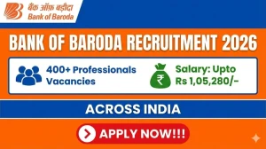 Bank of Baroda Professionals Recruitment 2026 - Apply Online for 419 Posts