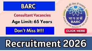 BARC Consultant Recruitment 2026 - Apply Offline for 60 Posts