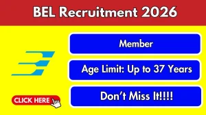 BEL Member Recruitment 2026 - Apply Offline for 10 Posts