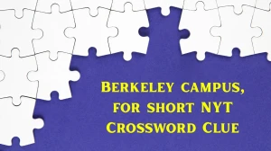 Berkeley campus, for short NYT Crossword Clue