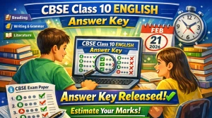 CBSE Class 10th English Answer Key 2026: Question Paper Solution PDF