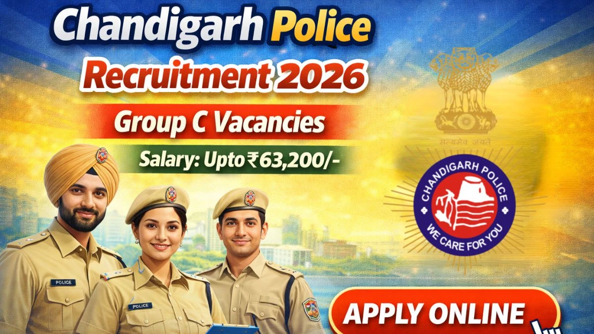 Chandigarh Police Group C Recruitment 2026 – Apply Online