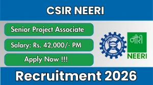 CSIR NEERI Senior Project Associate Recruitment 2026 – Walk in
