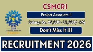 CSMCRI Project Associate II Recruitment 2026 – Walk in