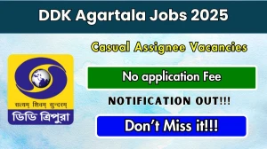 DDK Agartala Casual Assignee Recruitment 2026 - Apply Offline