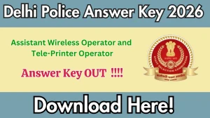 Delhi Police AWO TPO Answer Key 2026 OUT - Download PDF & Raise Objection
