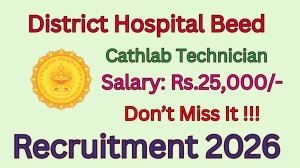 District Hospital Beed Cathlab Technician Recruitment 2026 - Apply Offline