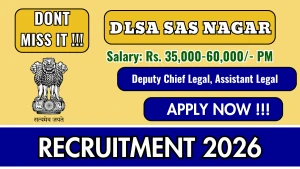 DLSA SAS Nagar Recruitment 2026 - Apply Offline for Legal Aid Defense Counsel Posts