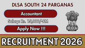 DLSA South 24 Parganas Accountant Recruitment 2026 - Walkin