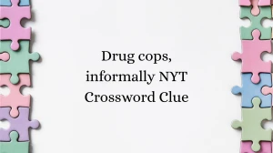 Drug cops, informally NYT Crossword Clue