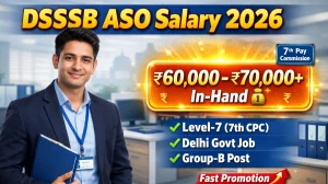 DSSSB ASO Salary 2026: Pay Level 7 Pay Scale, In-Hand Salary, Allowances, Deductions & Job Profile
