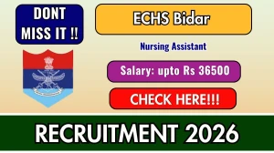 ECHS Bidar Nursing Assistant Recruitment 2026 - Apply Offline ECHS Bidar Nursing Assistant Recruitment 2026 - Apply Offline