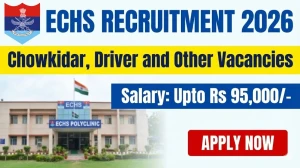 ECHS Leimakhong Recruitment 2026 - Apply Offline for 16 Chowkidar, Driver and Other Posts