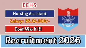 ECHS Nursing Assistant Recruitment 2026 - Apply Offline
