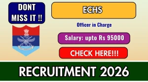 ECHS Solan Officer in Charge Recruitment 2026 - Apply Offline ECHS Solan Officer in Charge Recruitment 2026 - Apply Offline