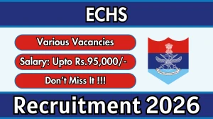 ECHS Recruitment 2026 - Apply Offline for 10 Medical Officer, Pharmacist and More Posts