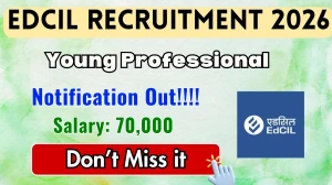 EdCIL Young Professional Recruitment 2026 - Apply Online for 07 Posts