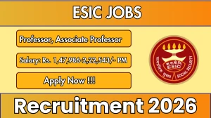 ESIC Recruitment 2026 – Walk in for 18 Professor, Associate Professor Posts