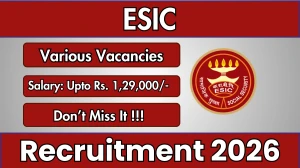 ESIC Recruitment 2026 – Walk in for 33 Senior Resident, Contractual Specialists and More Posts ESIC Recruitment 2026 – Walk in for 33 Senior Resident, Contractual Specialists and More Posts