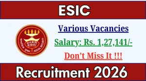 ESIC Recruitment 2026 - Walkin for 53 Full-Time Contractual Specialist / Senior Resident Posts