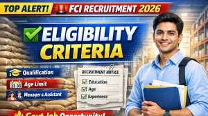 FCI Eligibility Criteria 2026: Qualification, Age Limit, Post-Wise Eligibility & Relaxation