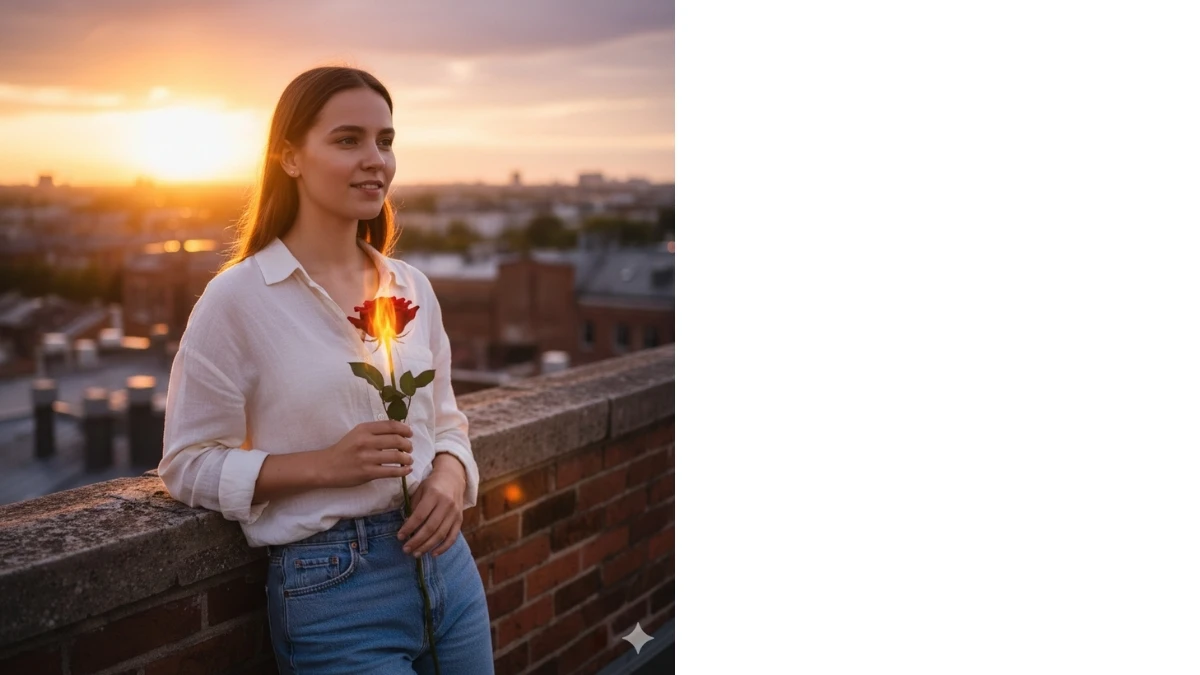 12 Gemini Glowing Flower AI Photo Editing Prompts for Girls to Create Trending Rose-Themed Aesthetic Portraits