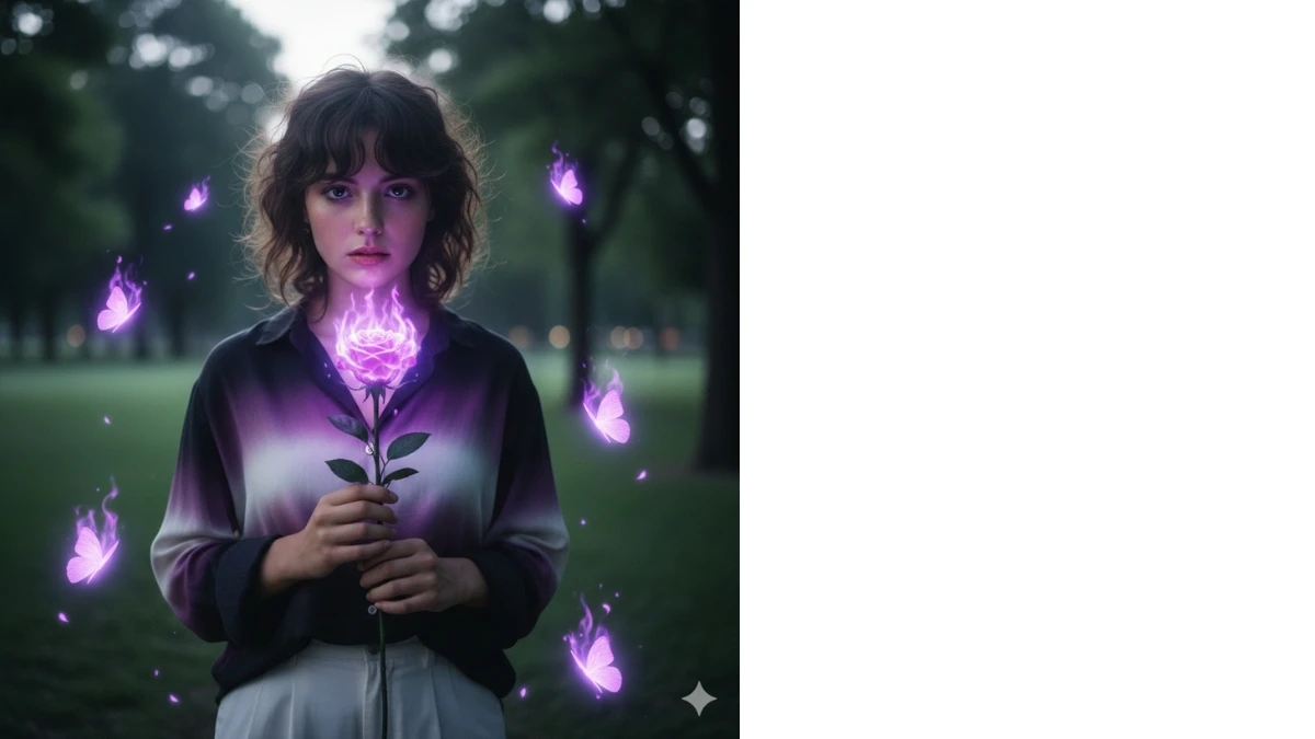 12 Gemini Glowing Flower AI Photo Editing Prompts for Girls to Create Trending Rose-Themed Aesthetic Portraits