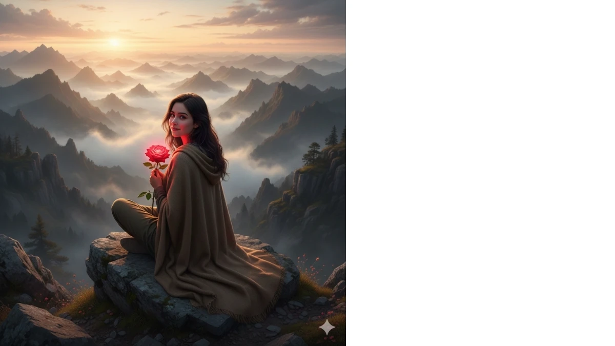 12 Gemini Glowing Flower AI Photo Editing Prompts for Girls to Create Trending Rose-Themed Aesthetic Portraits