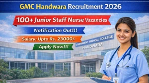 GMC Handwara Recruitment 2026: Apply Online for 108 Junior Staff Nurse Posts GMC Handwara Recruitment 2026: Apply Online for 108 Junior Staff Nurse Posts