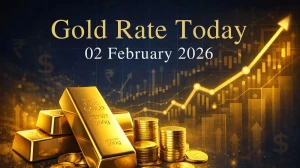 Gold Rate Today on 02 February 2026: Check 22K & 24K MCX Gold Price Today in Del...