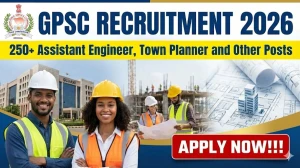 GPSC Recruitment 2026 - Apply Online for 279 Assistant Engineer, Town Planner and Other Posts GPSC Recruitment 2026 - Apply Online for 279 Assistant Engineer, Town Planner and Other Posts