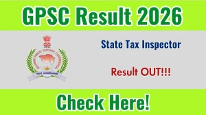 GPSC STI Result 2026 - Download Scorecard @gpsc.gujarat.gov.in