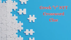 Greek “r” NYT Crossword Clue